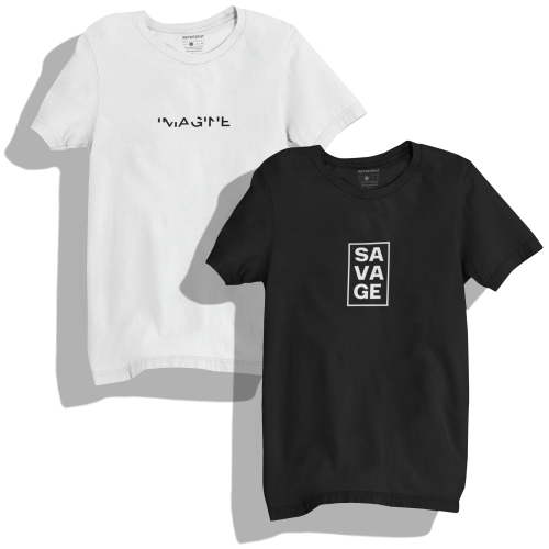 Bundle 2 Tricouri Minimaliste #8