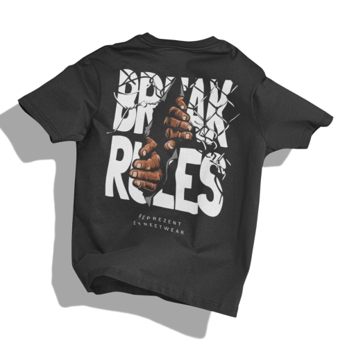 Tricou Streetwear Unisex "Break Rules"